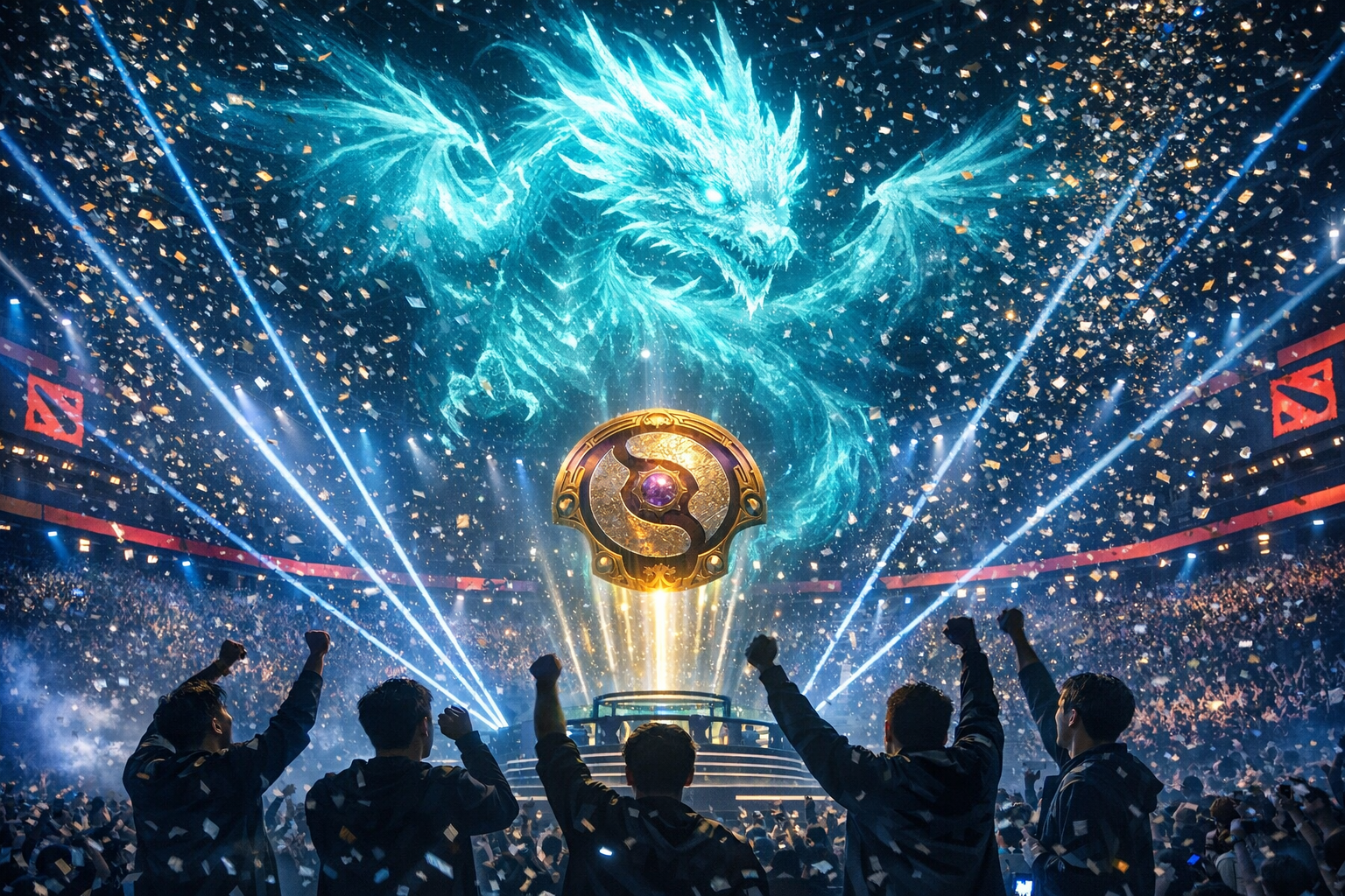 "I hope I'm going to win four or five Aegises." Yatoro, Collapse, Spirit players on winning TI15
