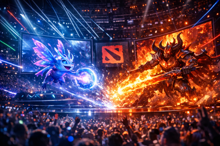 Nigma Galaxy upset Team Falcons to reach The International 2026 upper bracket semifinals
