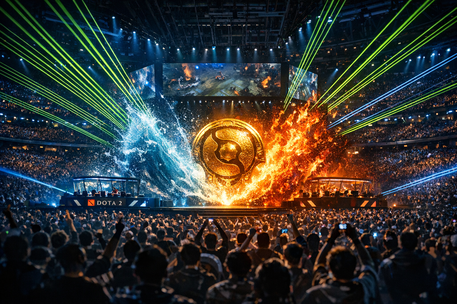 Team Liquid vs Team Falcons Live Score on 2026-08-21 of Dota 2 The International 2026