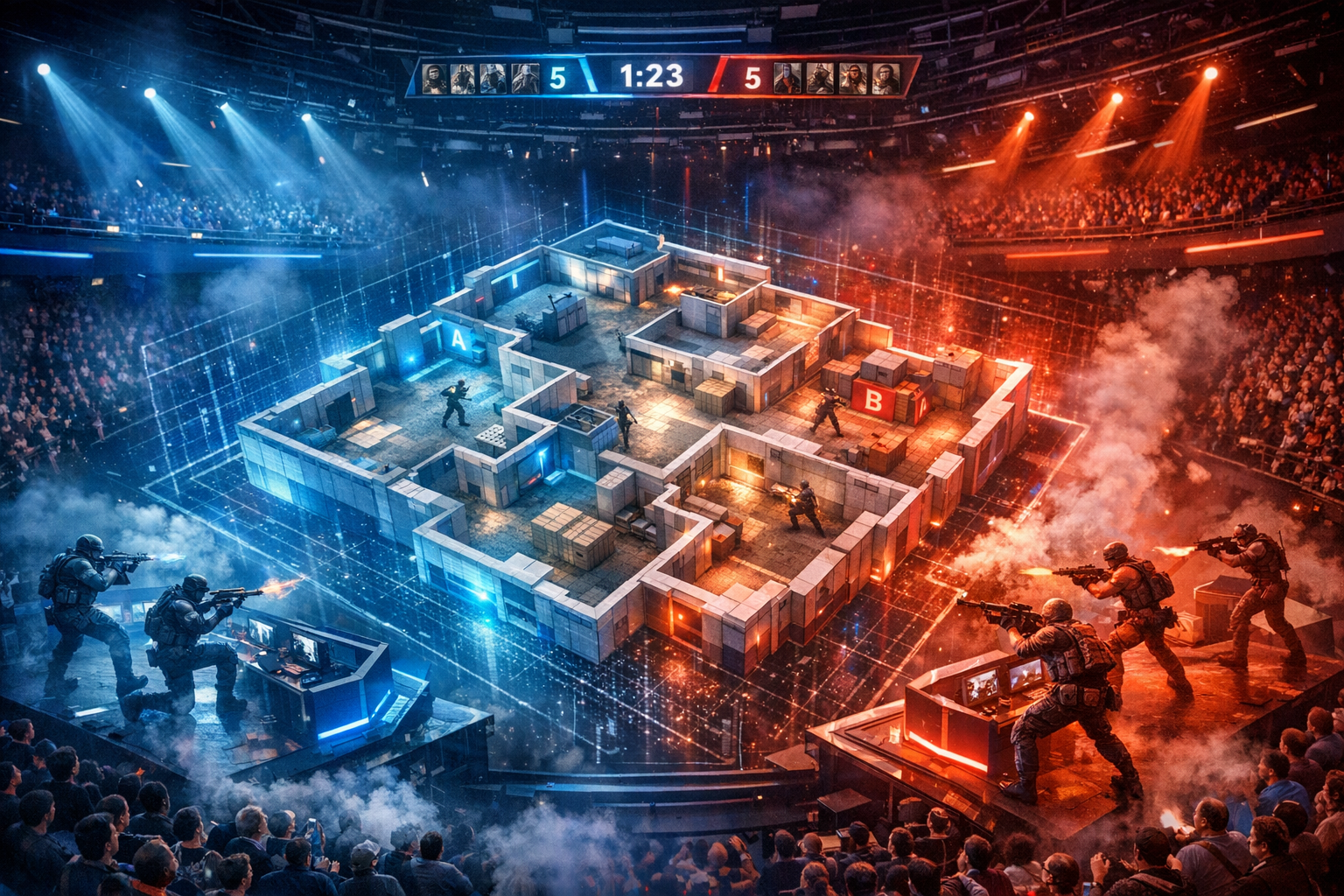 Polystrike Is A 5V5 Top-Down Tactical Shooter That Started Life As A Dota 2 Mod