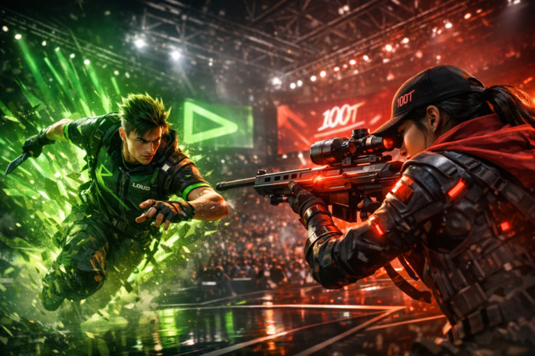 100 Thieves vs LOUD Live Score on 2026-09-06 of VCT 2026: Americas Stage 2